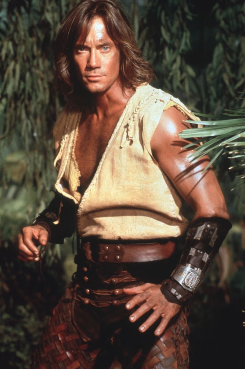 Kevin Sorbo jako Herkules.