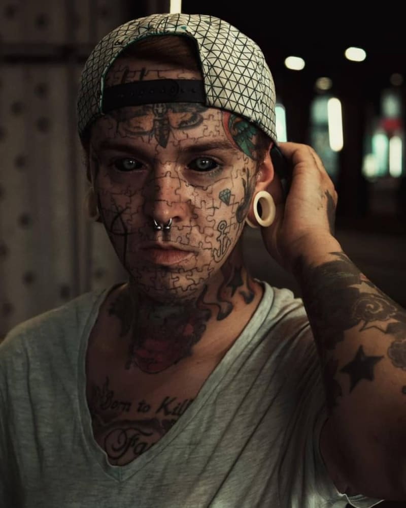 Black Depression a jeho tetování
