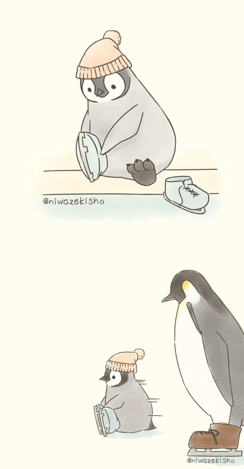 17 roztomilých ilustrací malého tučňáka 5