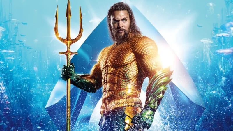 Jason Momoa jako Aquaman.