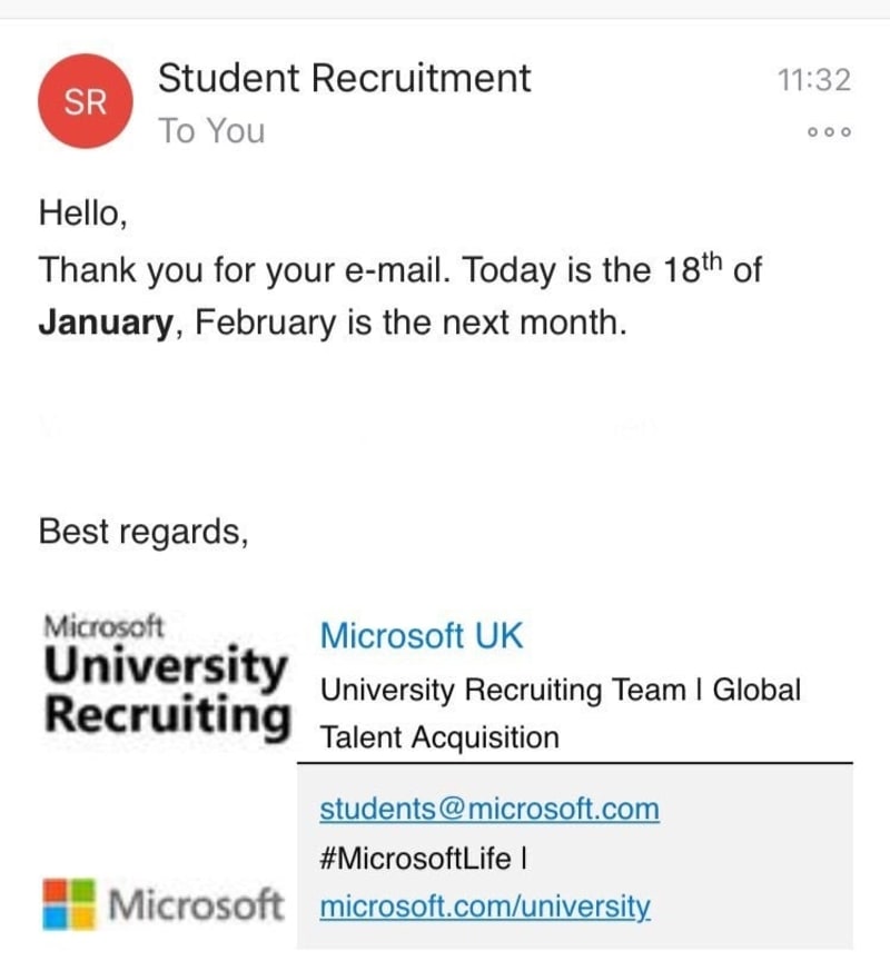 Pracovní pohovor s Microsoftem 5