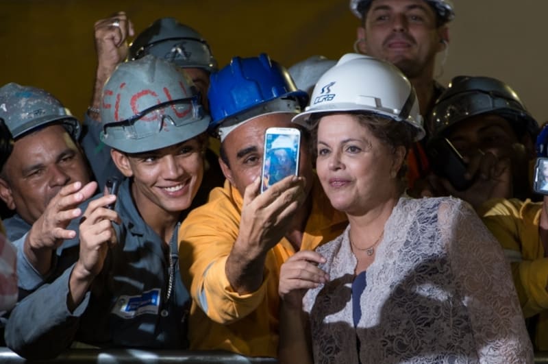 Nejlepší selfie roku 2014 - takovou prezidentku bychom taky chtěli mít! Brazílie, závidíme!