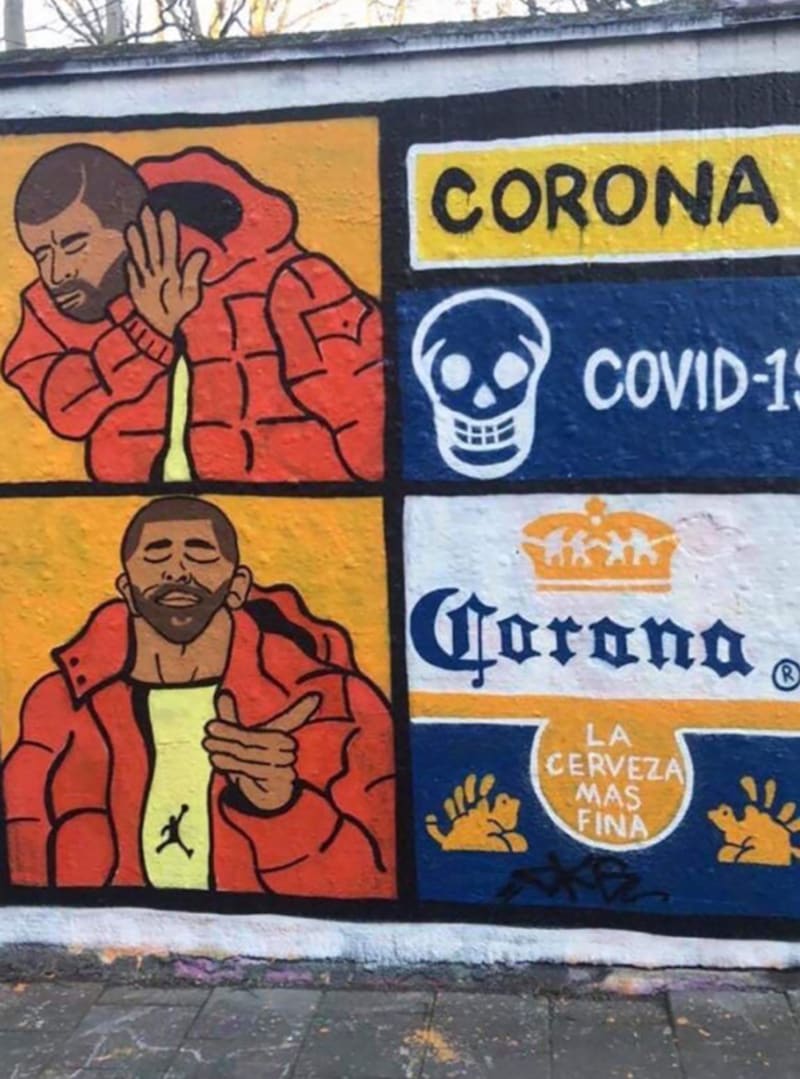 Nejpovedenější světové pouliční umění týkající se koronaviru  9