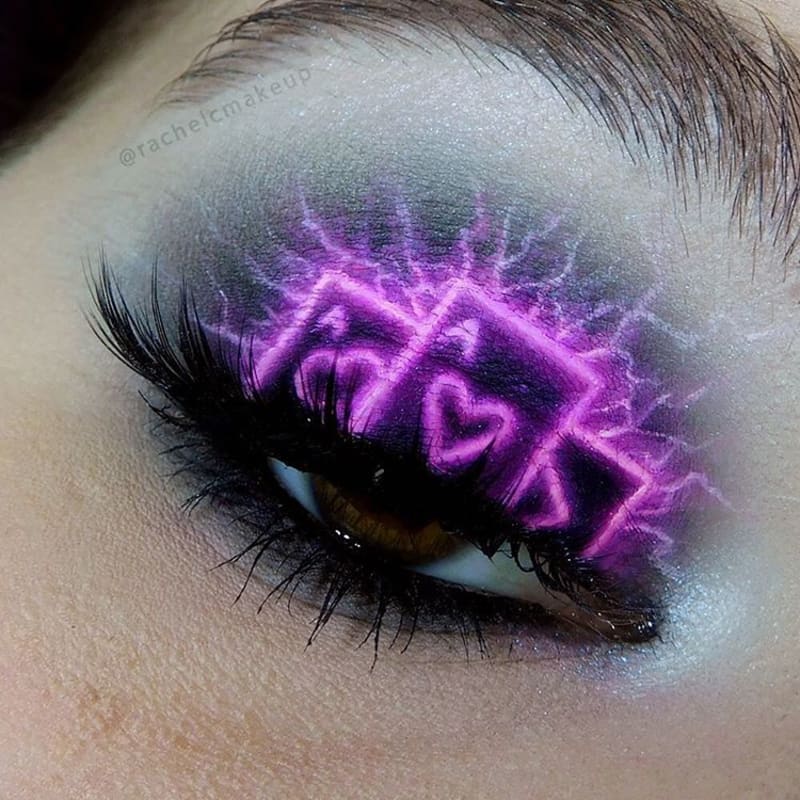 Zářivý neonový makeup - Obrázek 7