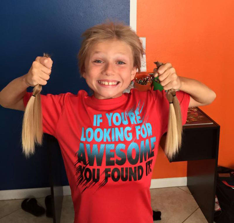 HRDINA! Osmiletého kluka dva roky šikanovali kvůli dlouhým vlasům. Nechával si je ale růst kvůli dětem s rakovinou! - Obrázek 5