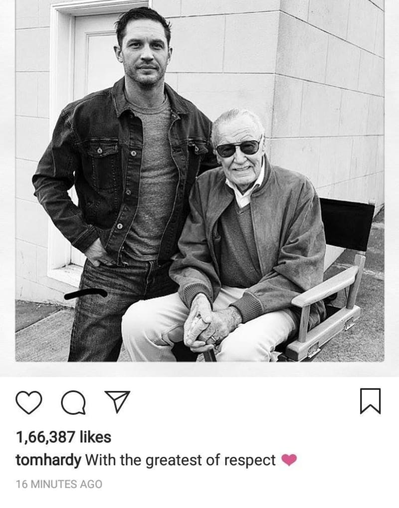 Jak se Hollywood loučí se Stanem Lee na Instagramu 7