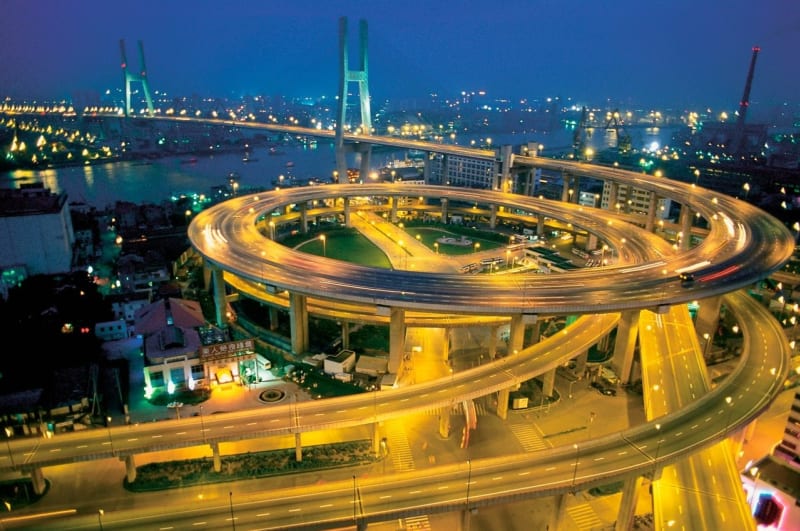 Most Nanpu v Šanghaji v Číně