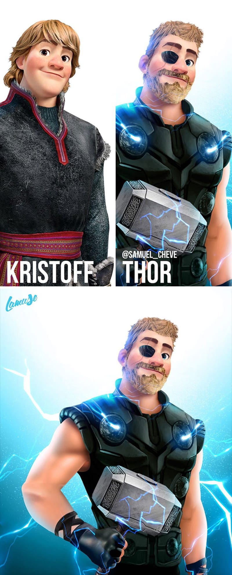 Kristoff a Thor