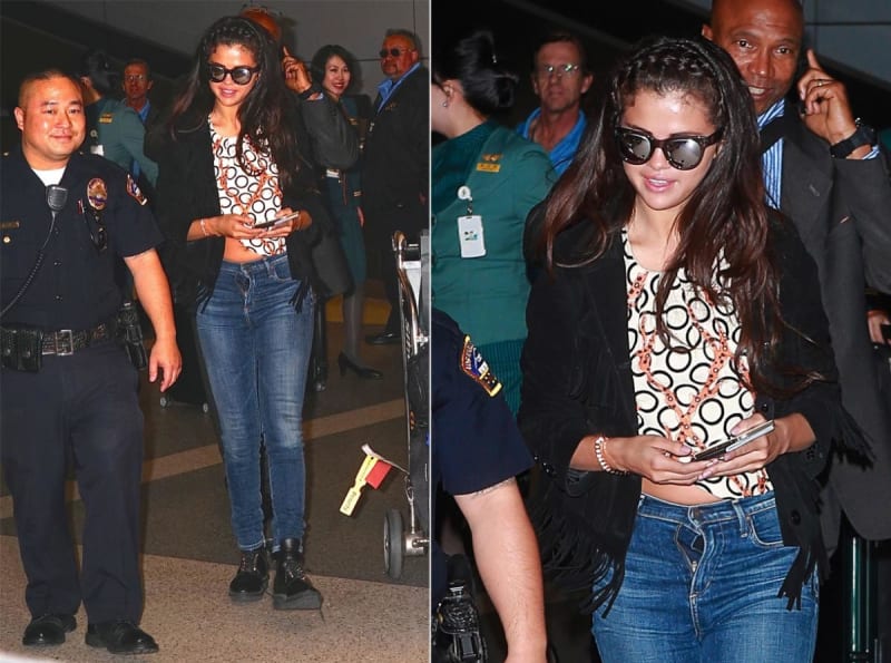I celebrity mají občas problém s oblečením - Selena Gomez nám trošku přibrala, rozjíždí se jí zip!