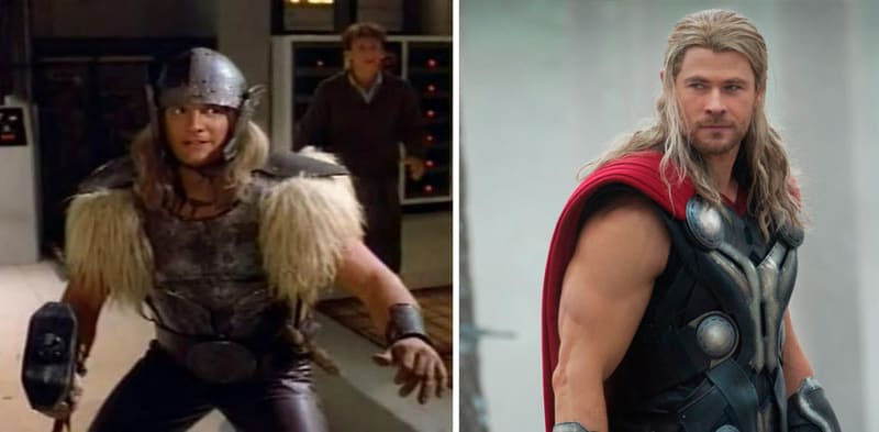 Thor v roce 1978 a 2015.