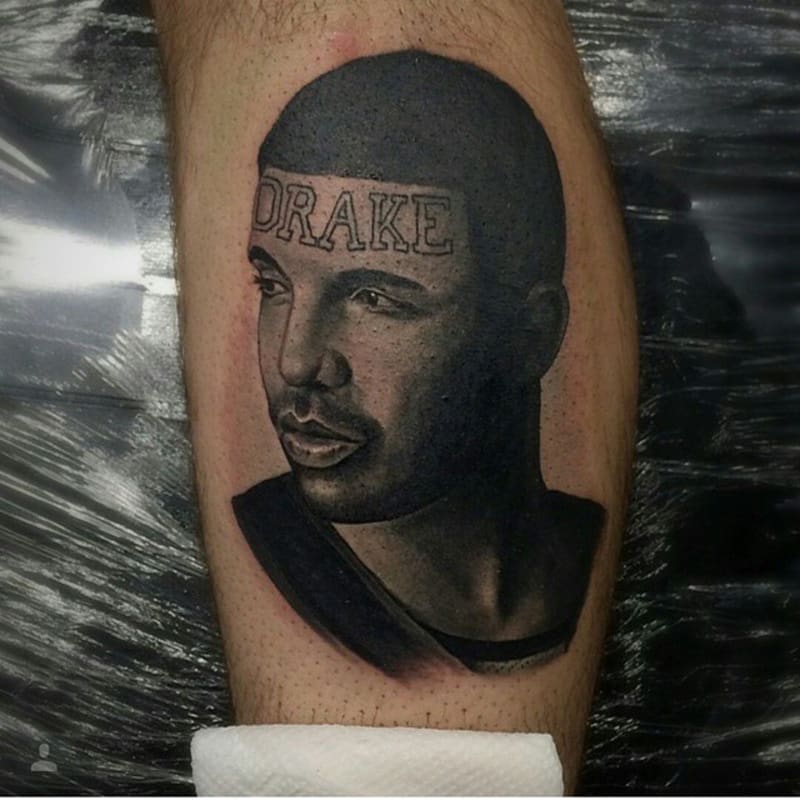 Tetování podle slavných osobností - Drake