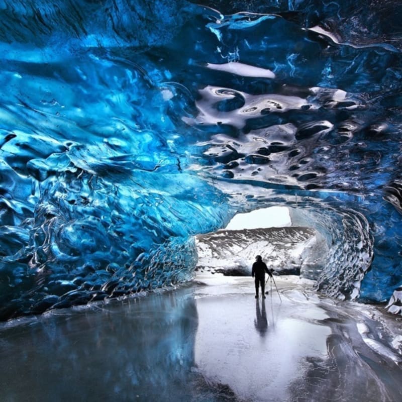 Ledová jeskyně, Skaftafell, Island