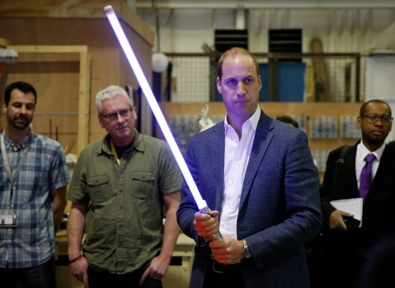 Že by chtěl být princ William rytířem Jedi?