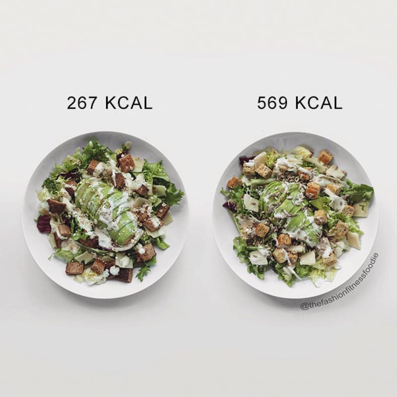 Blogerka srovnala různé druhy jídla podle kalorií - Obrázek 6