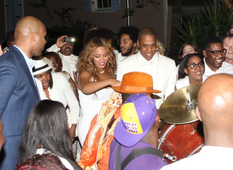 Beyoncé s manželem na svatbě své sestry Solange