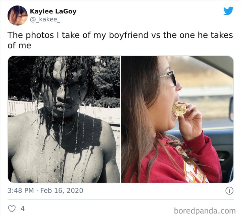Když fotí přítelkyně vs. když fotí přítel