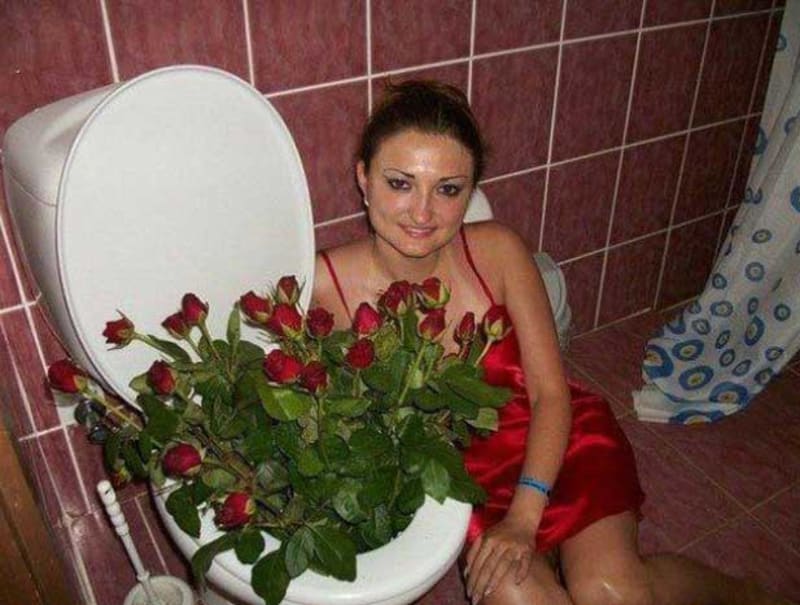 Láska na záchodě.