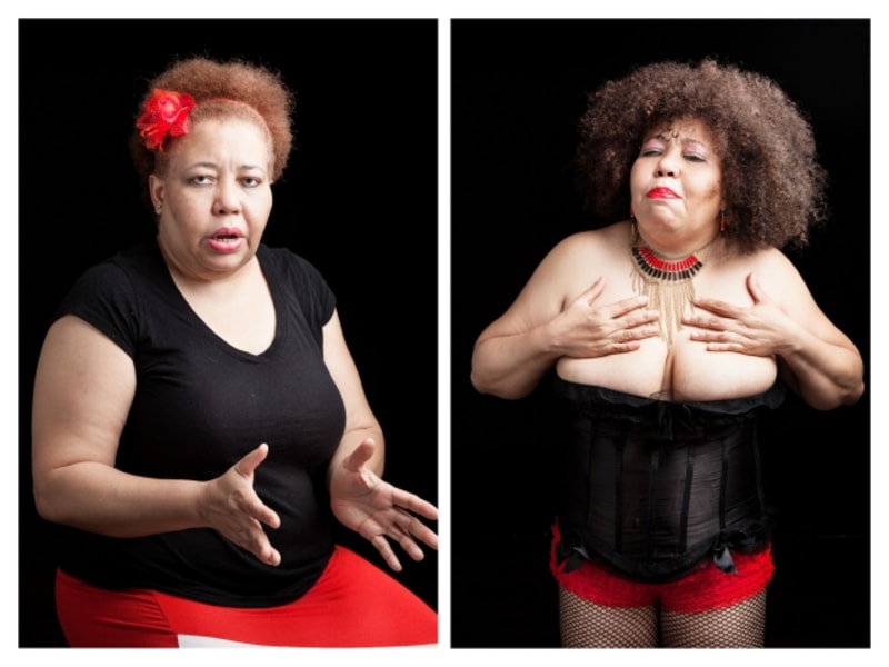Fascinující fotografie ukazují burleskní tanečnice 'před a po' - Obrázek 3
