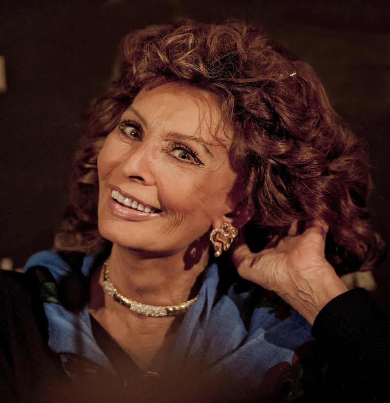 Fotografie z archivu Lenky Hatašové... Sophia Loren