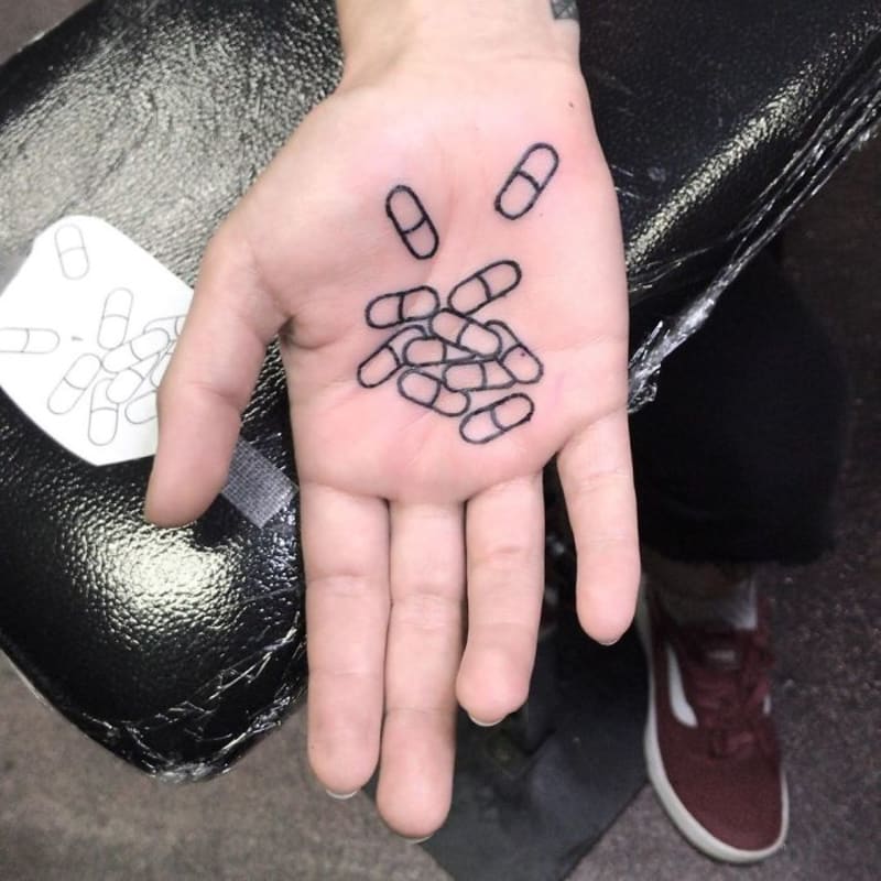Dokonalá tetování na dlani 3