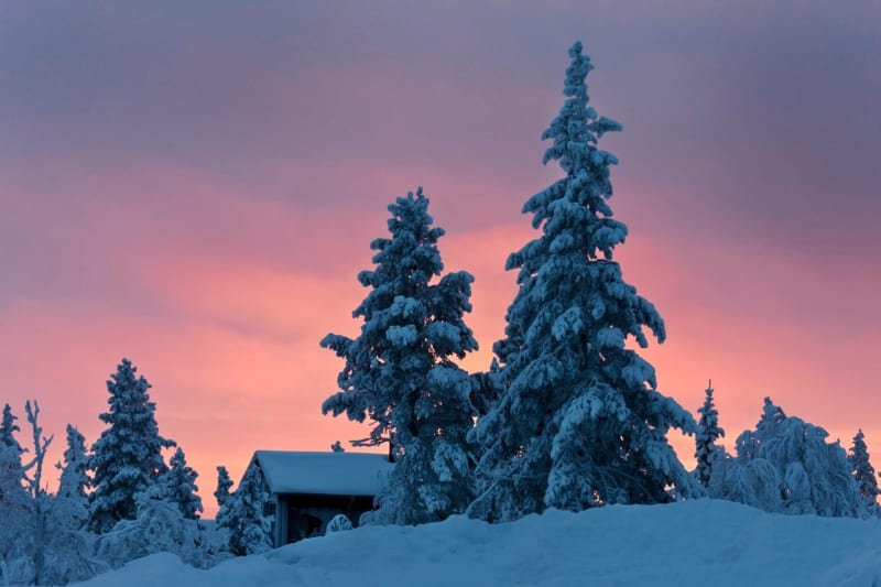 Finsko, Laponsko, v horách Levi