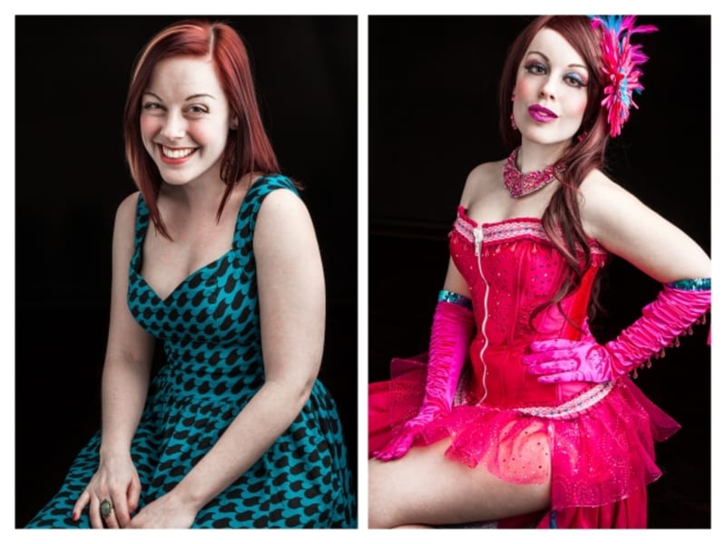 Fascinující fotografie ukazují burleskní tanečnice 'před a po' - Obrázek 5