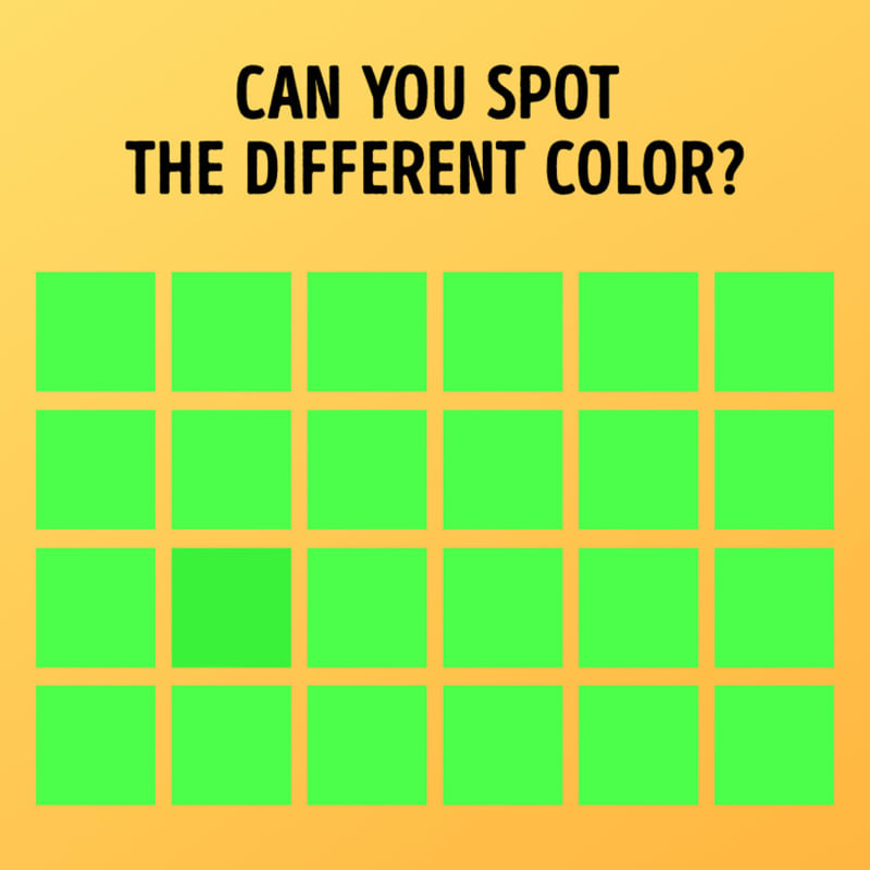 Která barva je jiná?