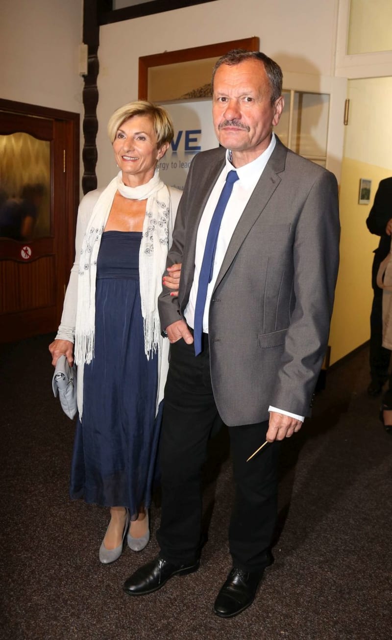 RWE party MFF Karlovy Vary 2014 - Miroslav Krobot s manželkou