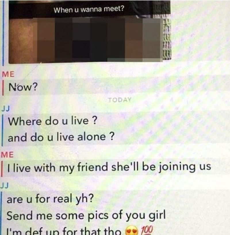 Muž poslal ženě fotku svého penisu.