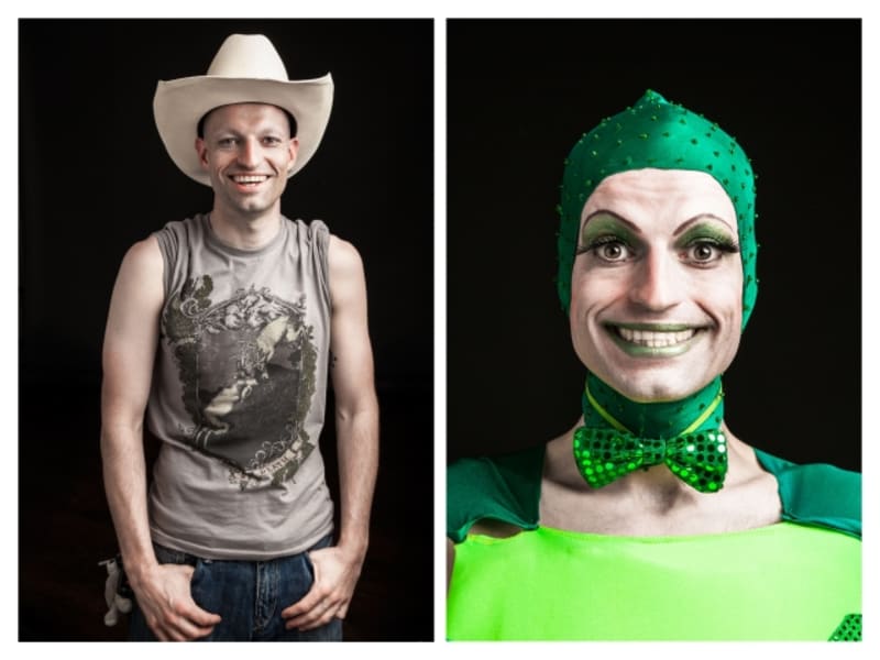 Fascinující fotografie ukazují burleskní tanečnice 'před a po' - Obrázek 1