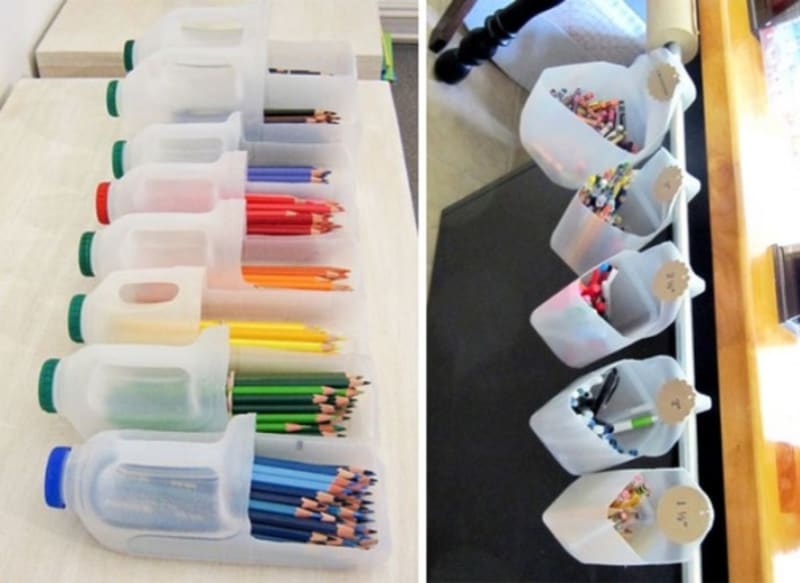 Organizéry na tužky a pastelky si oblíbí především děti.
