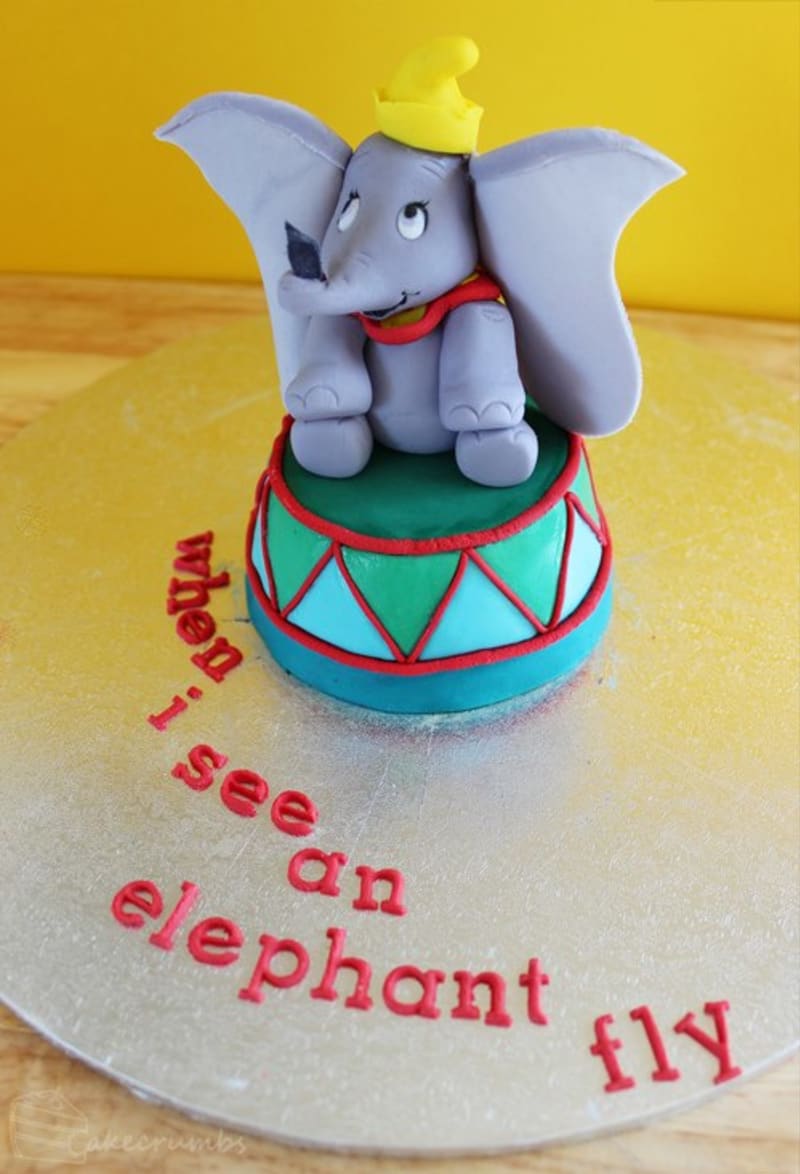 Tak to je ten nejroztomilejší Dumbo dort, co jsme kdy viděli.