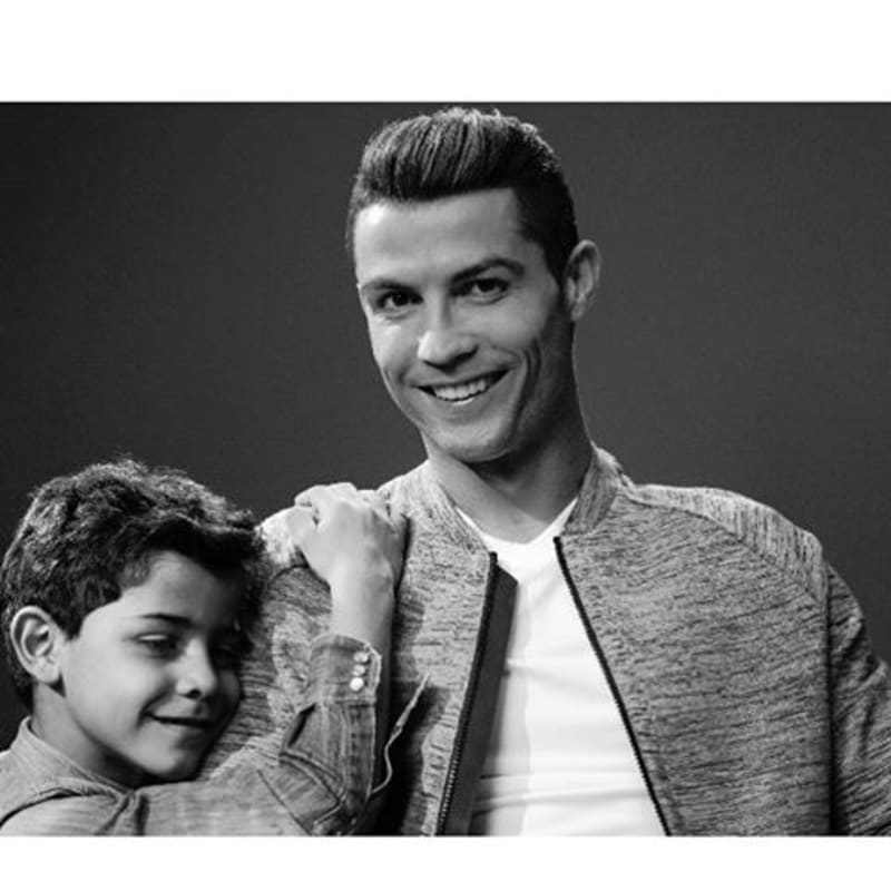 Cristiano se svým prvním synem
