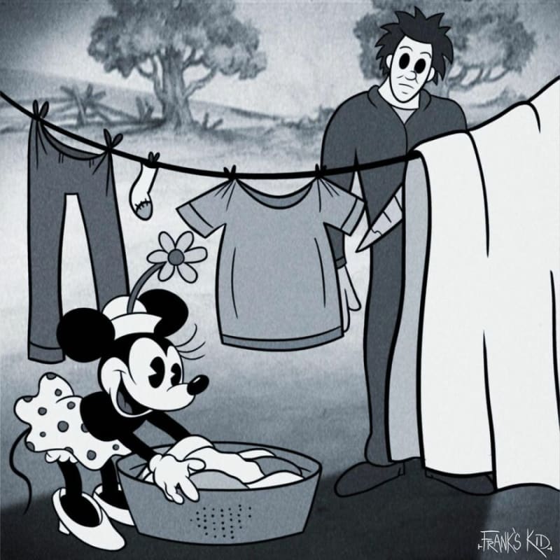Mickey Mouse ve společnosti známých hororových postav 8