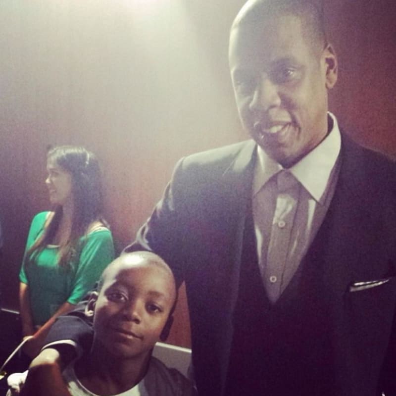 Jay Z s osmiletým synem Davidem
