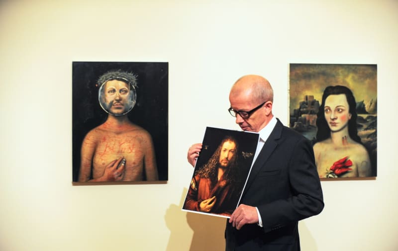 Rudolfinum vystavuje malby Viktora Pivovarova a Geda Quinna