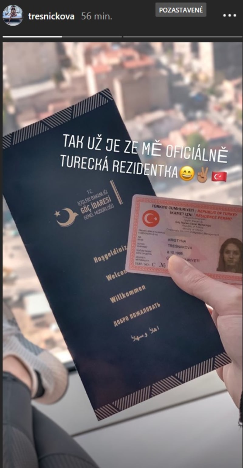 Týnuš Třešničková a její "turecká občanka".