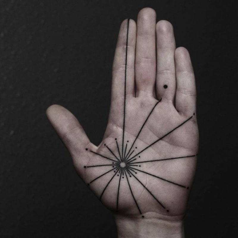 Dokonalá tetování na dlani 14