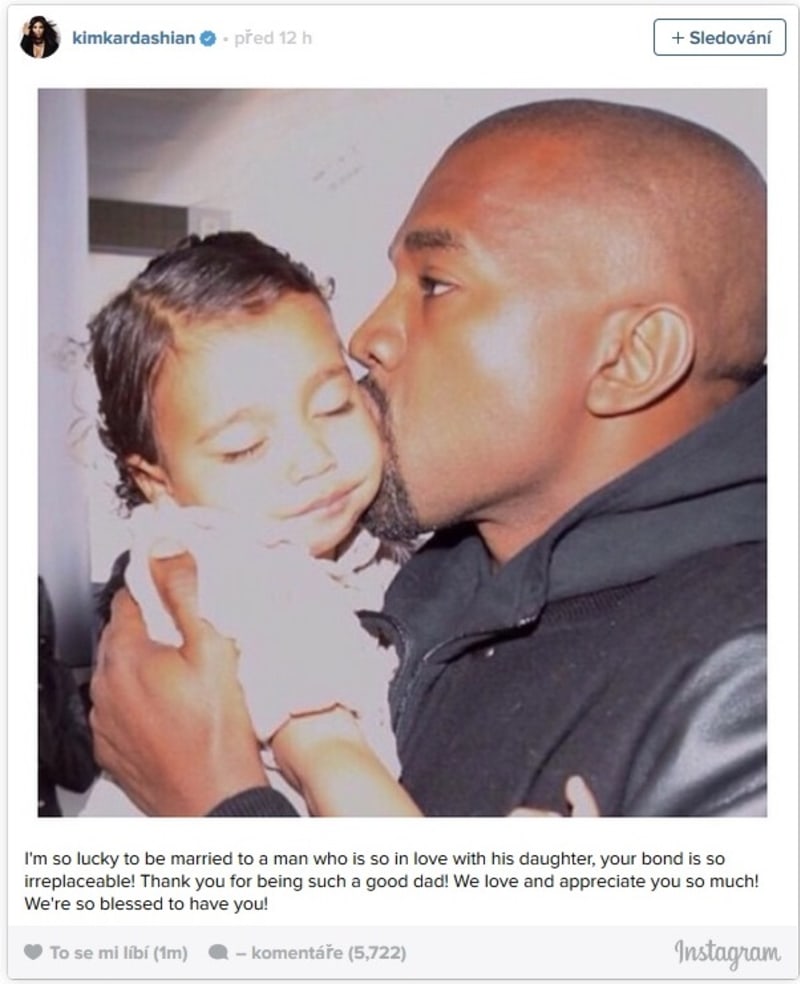 Kanye West s dcerou North