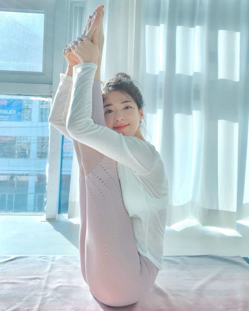 Korejská instruktorka jógy dobývá Instagram