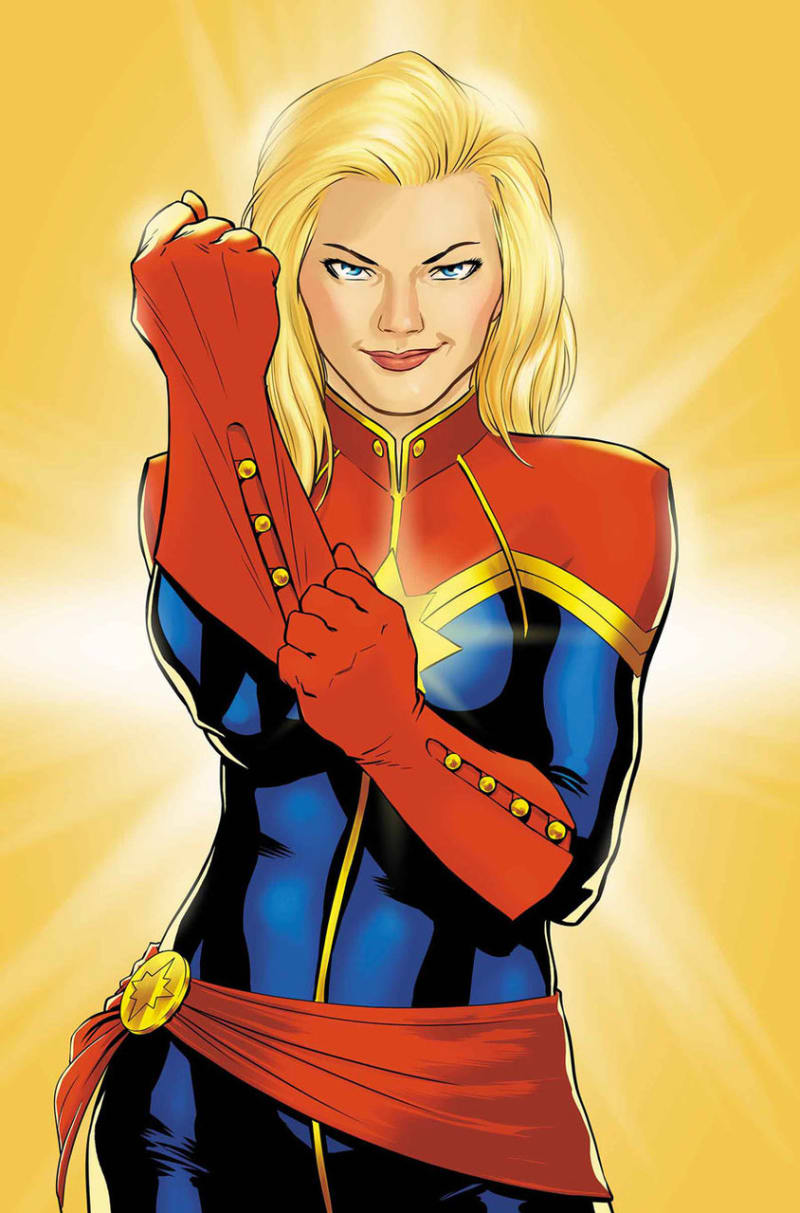 Komixová postava Captain Marvel.