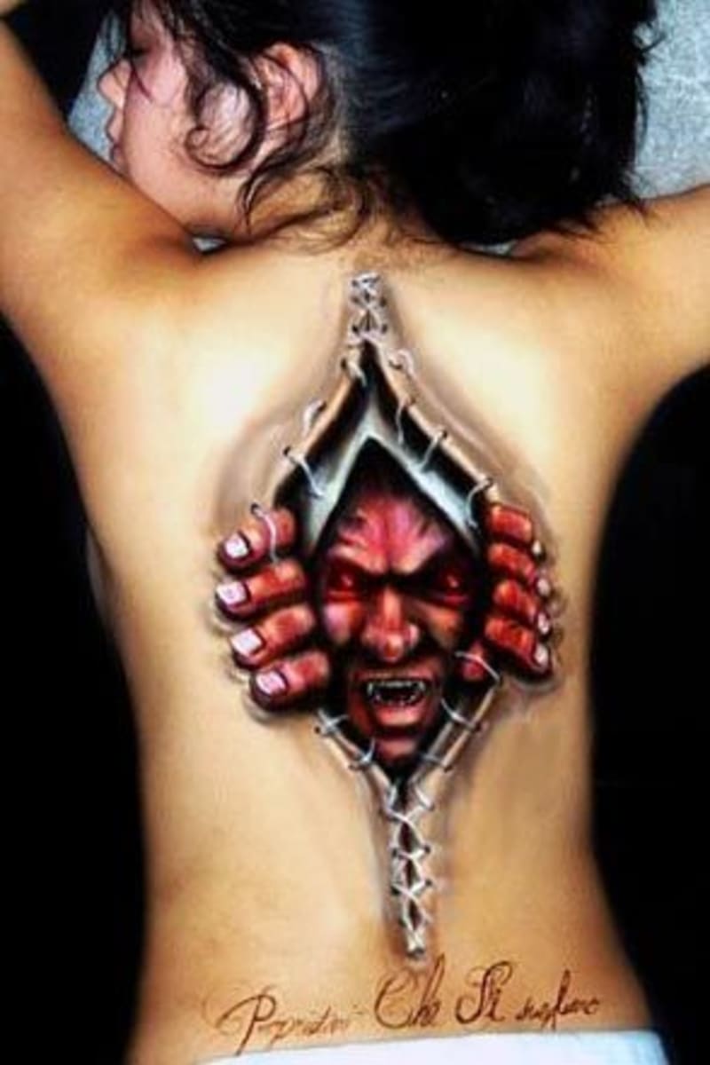 Opravdu děsivá tetování - Obrázek 14