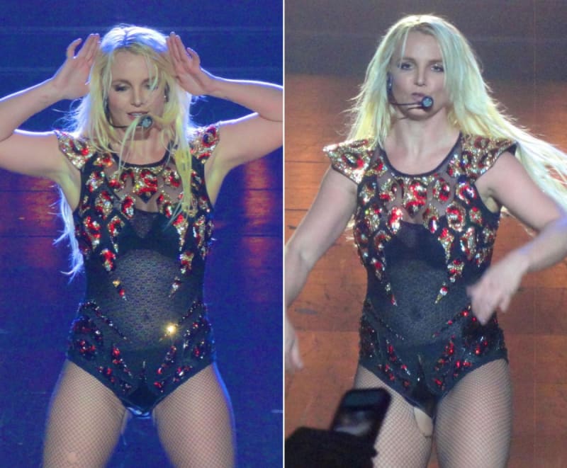 I celebrity mají občas problém s oblečením - Britney Spears bez retuse a s dírama!