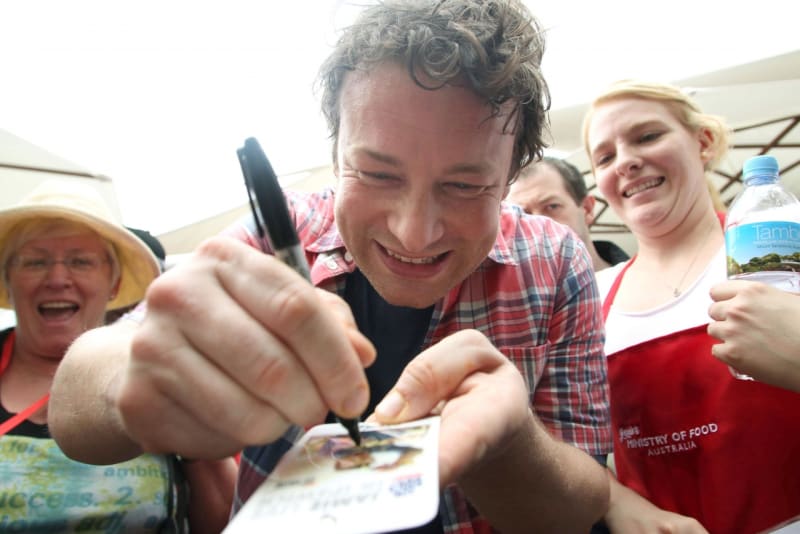 Jamie Oliver má spoustu fanoušků po celém světě