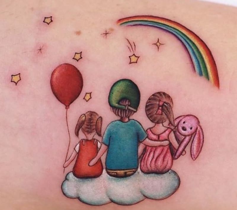 Kouzelná tetování, která vás vrátí do dětských let.