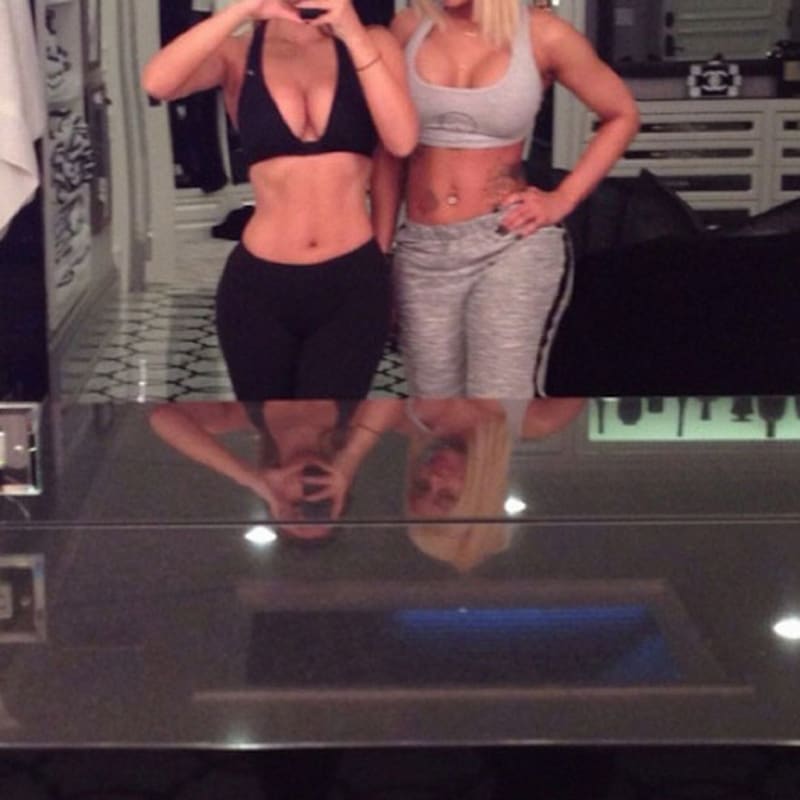 sexy selfie 2014 - Nicki Minaj a Kim Kardashian