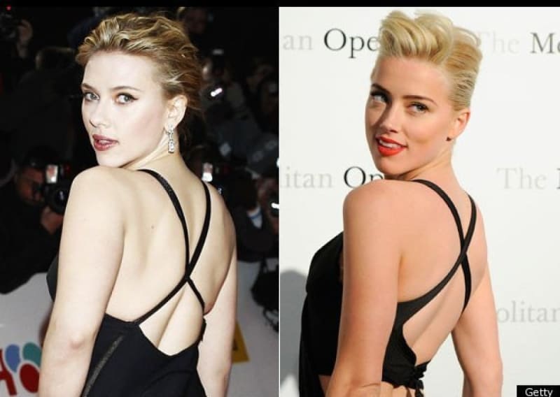 Scarlett Johansson a Amber Heard