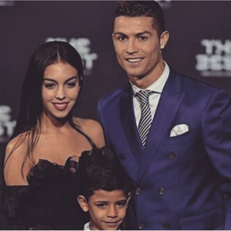 Georgina Rodriguez, C. Ronaldo a jeho syn