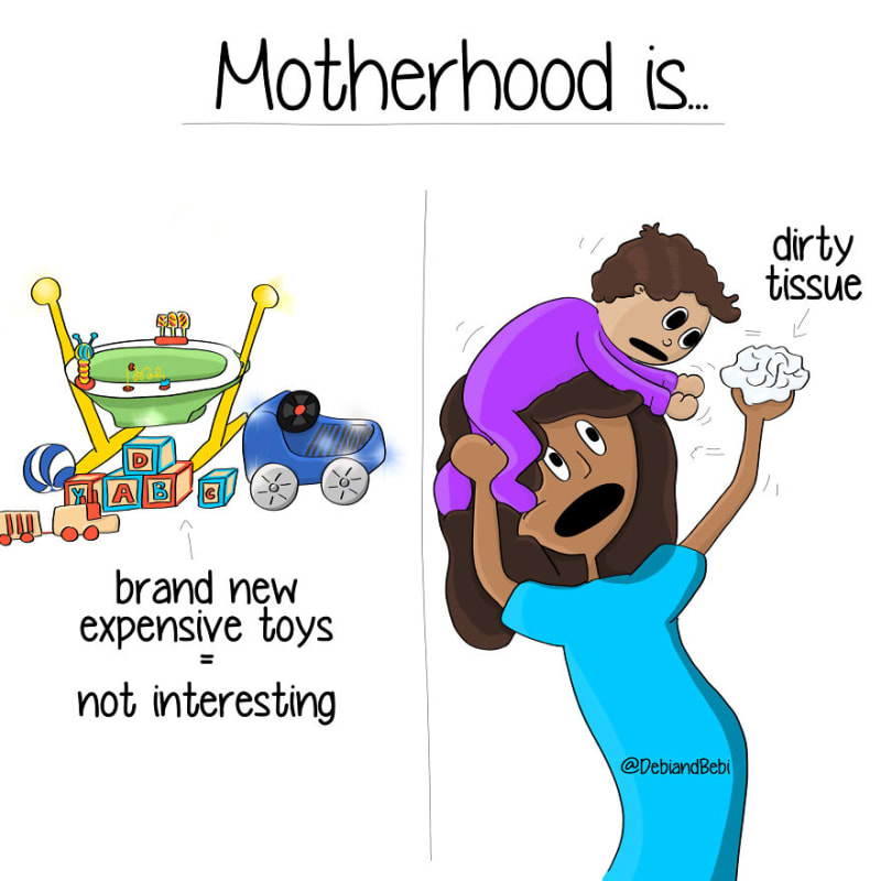 Ilustrace znázorňující všechny podoby mateřství 6