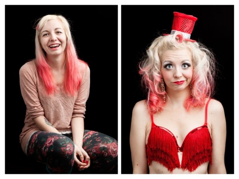 Fascinující fotografie ukazují burleskní tanečnice 'před a po' - Obrázek 4